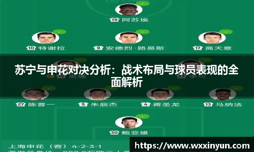 苏宁与申花对决分析：战术布局与球员表现的全面解析